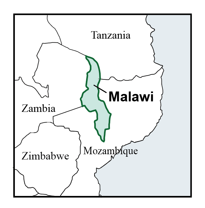 map of malawi pic